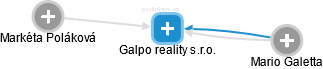 Galpo reality s.r.o. - náhled vizuálního zobrazení vztahů obchodního rejstříku