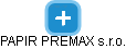PAPIR PREMAX s.r.o. - náhled vizuálního zobrazení vztahů obchodního rejstříku