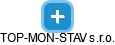 TOP-MON-STAV s.r.o. - náhled vizuálního zobrazení vztahů obchodního rejstříku