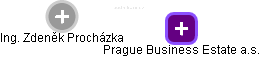 Prague Business Estate a.s. - náhled vizuálního zobrazení vztahů obchodního rejstříku