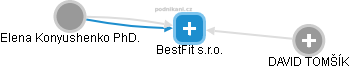 BestFit s.r.o. - náhled vizuálního zobrazení vztahů obchodního rejstříku