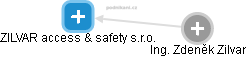 ZILVAR access & safety s.r.o. - náhled vizuálního zobrazení vztahů obchodního rejstříku