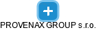 PROVENAX GROUP s.r.o. - náhled vizuálního zobrazení vztahů obchodního rejstříku