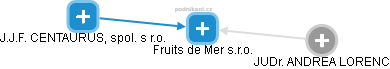 Fruits de Mer s.r.o. - náhled vizuálního zobrazení vztahů obchodního rejstříku
