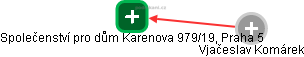 Společenství pro dům Karenova 979/19, Praha 5 - náhled vizuálního zobrazení vztahů obchodního rejstříku