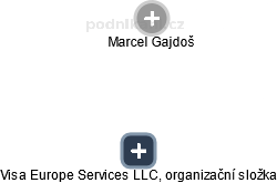 Visa Europe Services LLC, organizační složka - náhled vizuálního zobrazení vztahů obchodního rejstříku