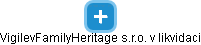 VigilevFamilyHeritage s.r.o. v likvidaci - náhled vizuálního zobrazení vztahů obchodního rejstříku