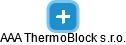 AAA ThermoBlock s.r.o. - náhled vizuálního zobrazení vztahů obchodního rejstříku