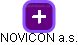 NOVICON a.s. - náhled vizuálního zobrazení vztahů obchodního rejstříku