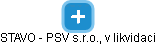 STAVO - PSV s.r.o., v likvidaci - náhled vizuálního zobrazení vztahů obchodního rejstříku
