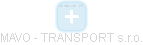 MAVO - TRANSPORT s.r.o. - náhled vizuálního zobrazení vztahů obchodního rejstříku