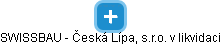 SWISSBAU - Česká Lípa, s.r.o. v likvidaci - náhled vizuálního zobrazení vztahů obchodního rejstříku