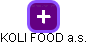 KOLI FOOD a.s. - náhled vizuálního zobrazení vztahů obchodního rejstříku