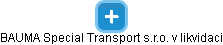BAUMA Special Transport  s.r.o. v likvidaci - náhled vizuálního zobrazení vztahů obchodního rejstříku