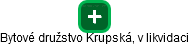 Bytové družstvo Krupská, v likvidaci - náhled vizuálního zobrazení vztahů obchodního rejstříku