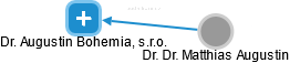 Dr. Augustin Bohemia, s.r.o. - náhled vizuálního zobrazení vztahů obchodního rejstříku