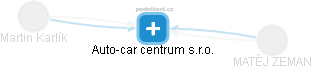 Auto-car centrum s.r.o. - náhled vizuálního zobrazení vztahů obchodního rejstříku