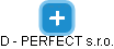 D - PERFECT s.r.o. - náhled vizuálního zobrazení vztahů obchodního rejstříku