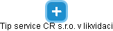 Tip service CR s.r.o. v likvidaci - náhled vizuálního zobrazení vztahů obchodního rejstříku