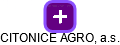 CITONICE AGRO, a.s. - náhled vizuálního zobrazení vztahů obchodního rejstříku
