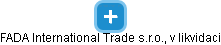 FADA International Trade s.r.o., v likvidaci - náhled vizuálního zobrazení vztahů obchodního rejstříku