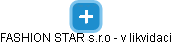 FASHION STAR s.r.o - v likvidaci - náhled vizuálního zobrazení vztahů obchodního rejstříku