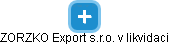 ZORZKO Export s.r.o. v likvidaci - náhled vizuálního zobrazení vztahů obchodního rejstříku