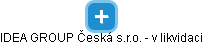 IDEA GROUP Česká s.r.o. - v likvidaci - náhled vizuálního zobrazení vztahů obchodního rejstříku