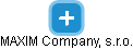 MAXIM Company, s.r.o. - náhled vizuálního zobrazení vztahů obchodního rejstříku