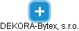 DEKORA-Bytex, s.r.o. - náhled vizuálního zobrazení vztahů obchodního rejstříku