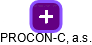 PROCON-CL, a.s. - náhled vizuálního zobrazení vztahů obchodního rejstříku