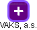 VAKS, a.s. - náhled vizuálního zobrazení vztahů obchodního rejstříku