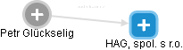 HAGL, spol. s r.o. - náhled vizuálního zobrazení vztahů obchodního rejstříku
