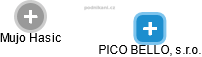 PICO BELLO, s.r.o. - náhled vizuálního zobrazení vztahů obchodního rejstříku