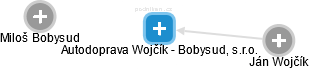Autodoprava Wojčík - Bobysud, s.r.o. - náhled vizuálního zobrazení vztahů obchodního rejstříku