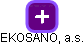 EKOSANO, a.s. - náhled vizuálního zobrazení vztahů obchodního rejstříku
