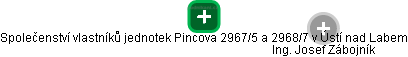 Společenství vlastníků jednotek Pincova 2967/5 a 2968/7 v Ústí nad Labem - náhled vizuálního zobrazení vztahů obchodního rejstříku