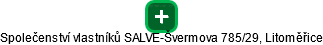 Společenství vlastníků SALVE-Švermova 785/29, Litoměřice - náhled vizuálního zobrazení vztahů obchodního rejstříku