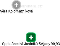 Společenství vlastníků Svijany 90,93 - náhled vizuálního zobrazení vztahů obchodního rejstříku