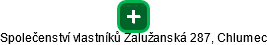 Společenství vlastníků Zalužanská 287, Chlumec - náhled vizuálního zobrazení vztahů obchodního rejstříku