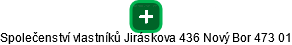 Společenství vlastníků Jiráskova 436 Nový Bor 473 01 - náhled vizuálního zobrazení vztahů obchodního rejstříku