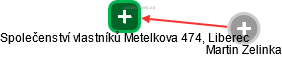 Společenství vlastníků Metelkova 474, Liberec - náhled vizuálního zobrazení vztahů obchodního rejstříku