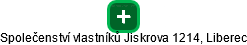 Společenství vlastníků Jiskrova 1214, Liberec - náhled vizuálního zobrazení vztahů obchodního rejstříku