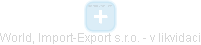 World, Import-Export s.r.o. - v likvidaci - náhled vizuálního zobrazení vztahů obchodního rejstříku
