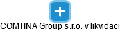 COMTINA Group s.r.o. v likvidaci - náhled vizuálního zobrazení vztahů obchodního rejstříku