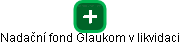 Nadační fond Glaukom v likvidaci - náhled vizuálního zobrazení vztahů obchodního rejstříku