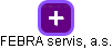 FEBRA servis, a.s. - náhled vizuálního zobrazení vztahů obchodního rejstříku