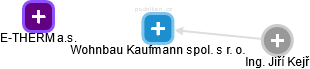 Wohnbau Kaufmann spol. s r. o. - náhled vizuálního zobrazení vztahů obchodního rejstříku