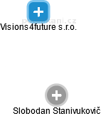 Visions4future s.r.o. - náhled vizuálního zobrazení vztahů obchodního rejstříku