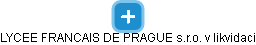 LYCEE FRANCAIS DE PRAGUE s.r.o. v likvidaci - náhled vizuálního zobrazení vztahů obchodního rejstříku